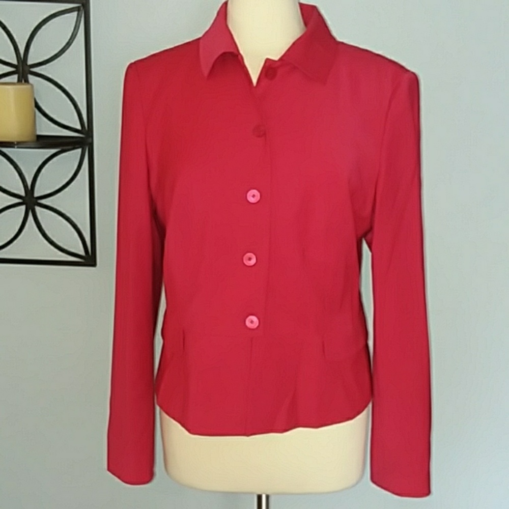 Hugo Boss hot pink blazer