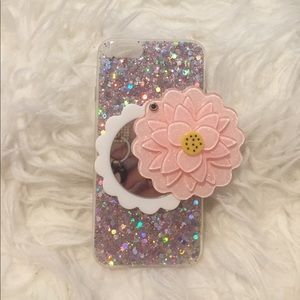 IPhone 7 Glitter with mirror case