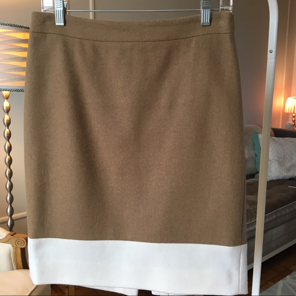 J. Crew Factory Wool Pencil Skirt