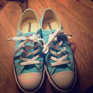 Blue/ Turquoise Chuck Taylor Converse low top