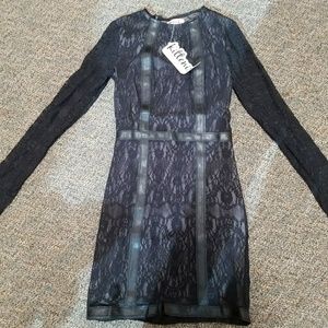 Kitrenish Black Lace Dress