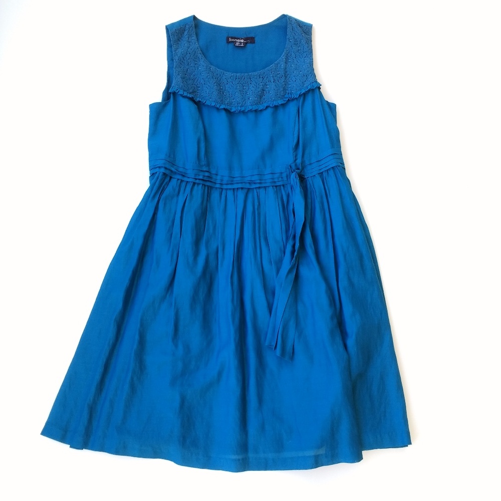 Kensie Pretty Collection Turquoise Dress sz LG