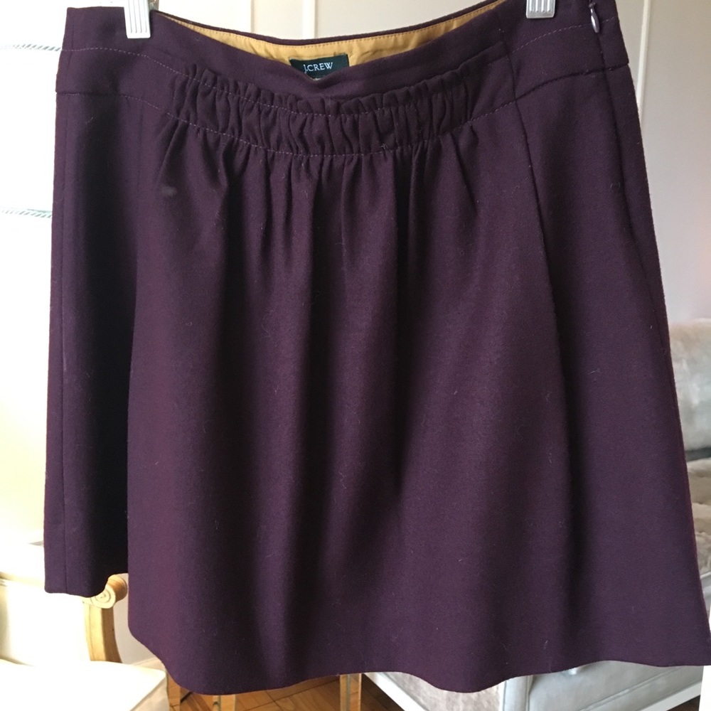 J. Crew Wool Mini-Skirt.