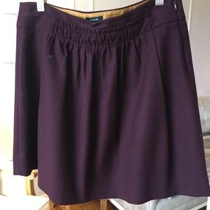 J. Crew Wool Mini-Skirt.