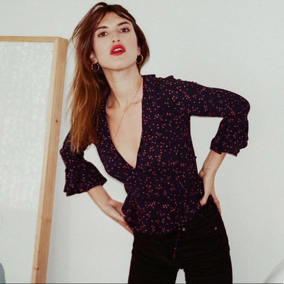 Rouje Yves top in navy - Picture 2 of 6