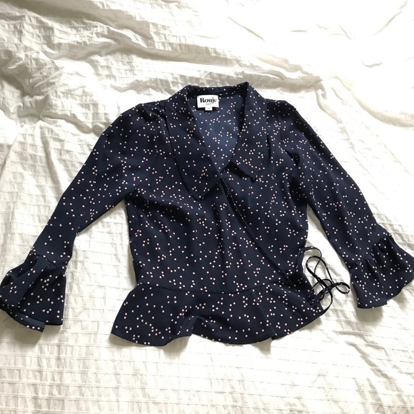 Rouje Yves top in navy - Picture 3 of 6