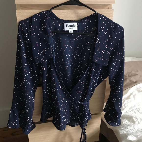 Rouje Yves top in navy - Picture 5 of 6