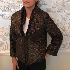 Alice & Olivia by Scoop Fur Jacket