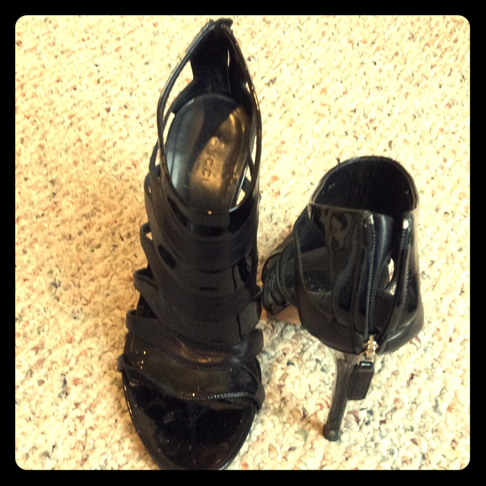Gucci leather and black Patten leather