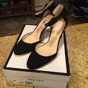 Nine West NW Howley Black Suede size 8.5