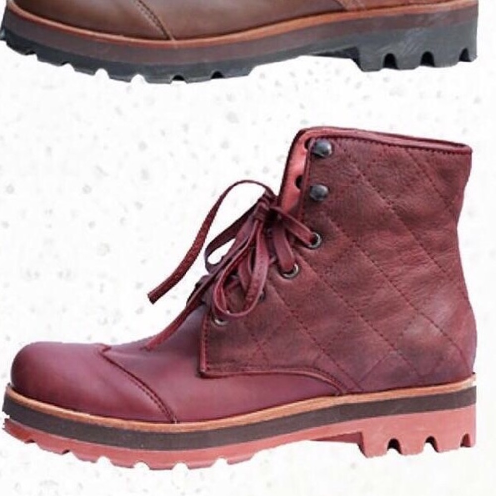 Genuine leather boots