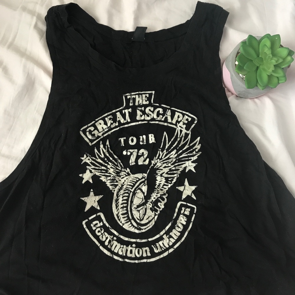Black Low cut tank