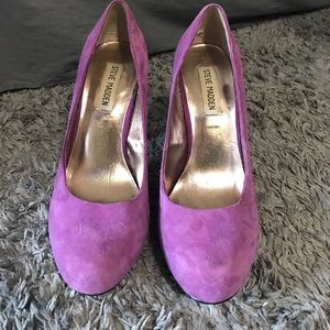 Steve Madden suede heels