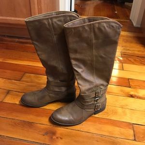 Madden Girl Campus Riding Boots -Wide Calf