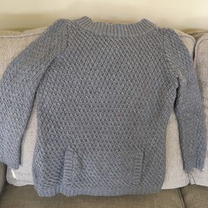 Talbots Petite S Grey Pullover Sweater