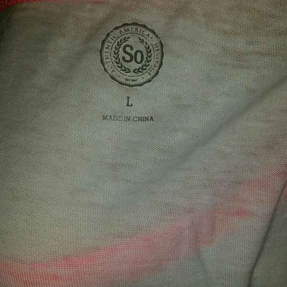 So Juniors Athletics Workout Shirt - Picture 4 of 4