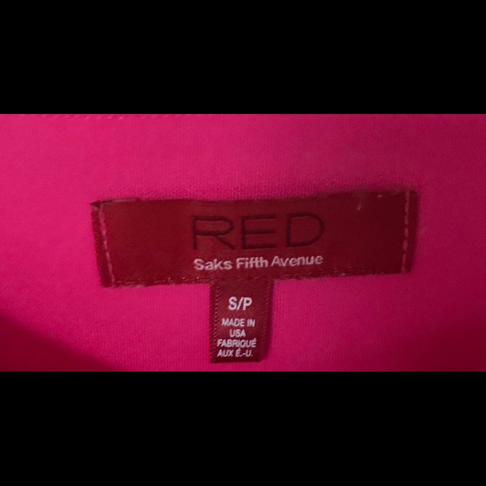 HOT Pink Saks Fifth Red Label Ruffle Top ๐๐ฅ - Picture 2 of 2