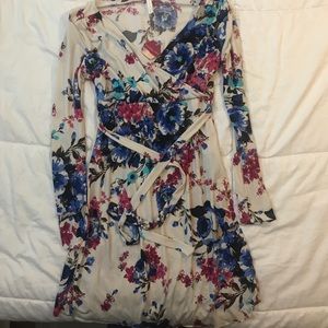 Floral Pinkblush maternity dress