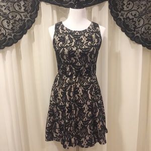 Flirty A-Line Lace Dress