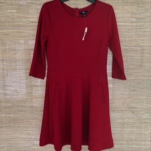 Red GAP A-Line Dress NEW!!