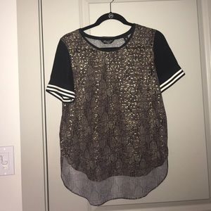 Scotch & Soda Sheer Baseball Tee