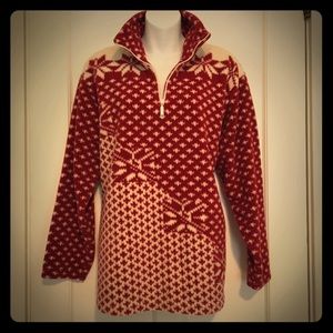 Vintage Liz Claiborne fuzzy holiday ugly sweater