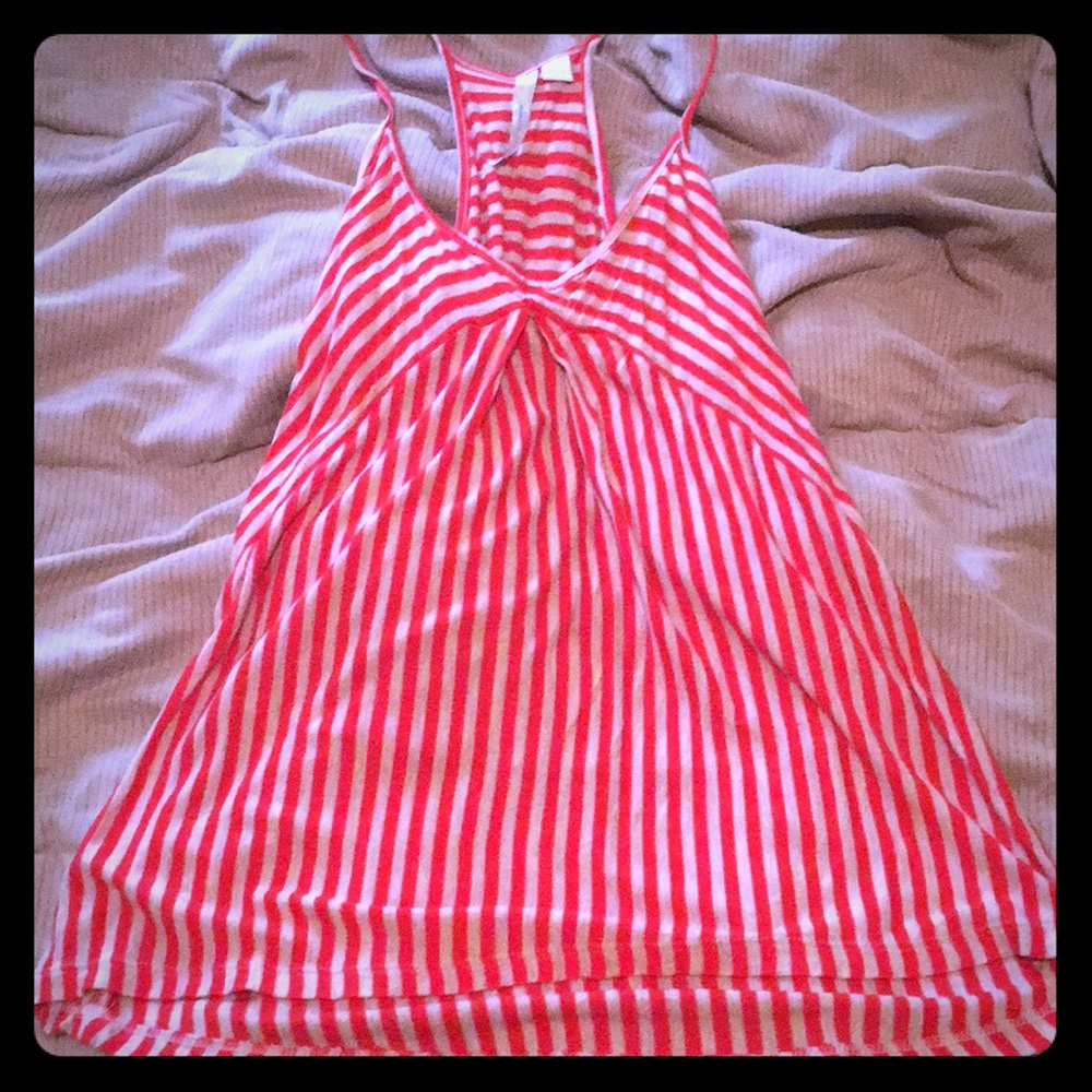 Striped tank top. Size XS