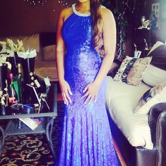 Royal Blue Mermaid Dress