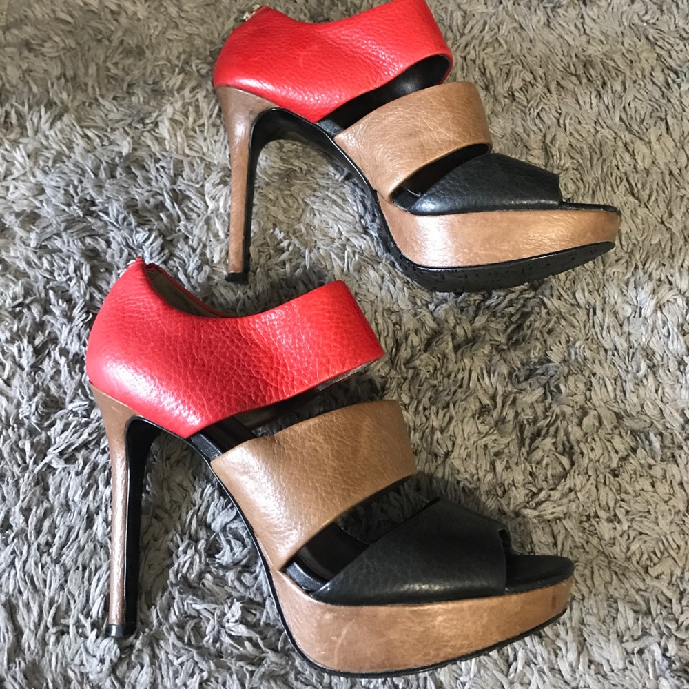 Calvin Klein platform heels