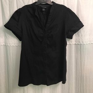 Lane Bryant size 20 Ribbed black blouse