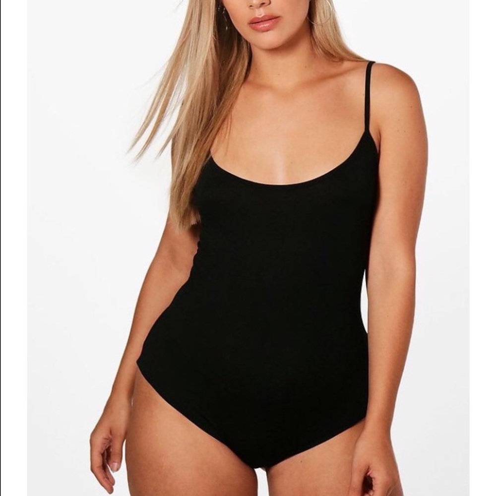 3 Plus size jersey cami tank top bodysuit