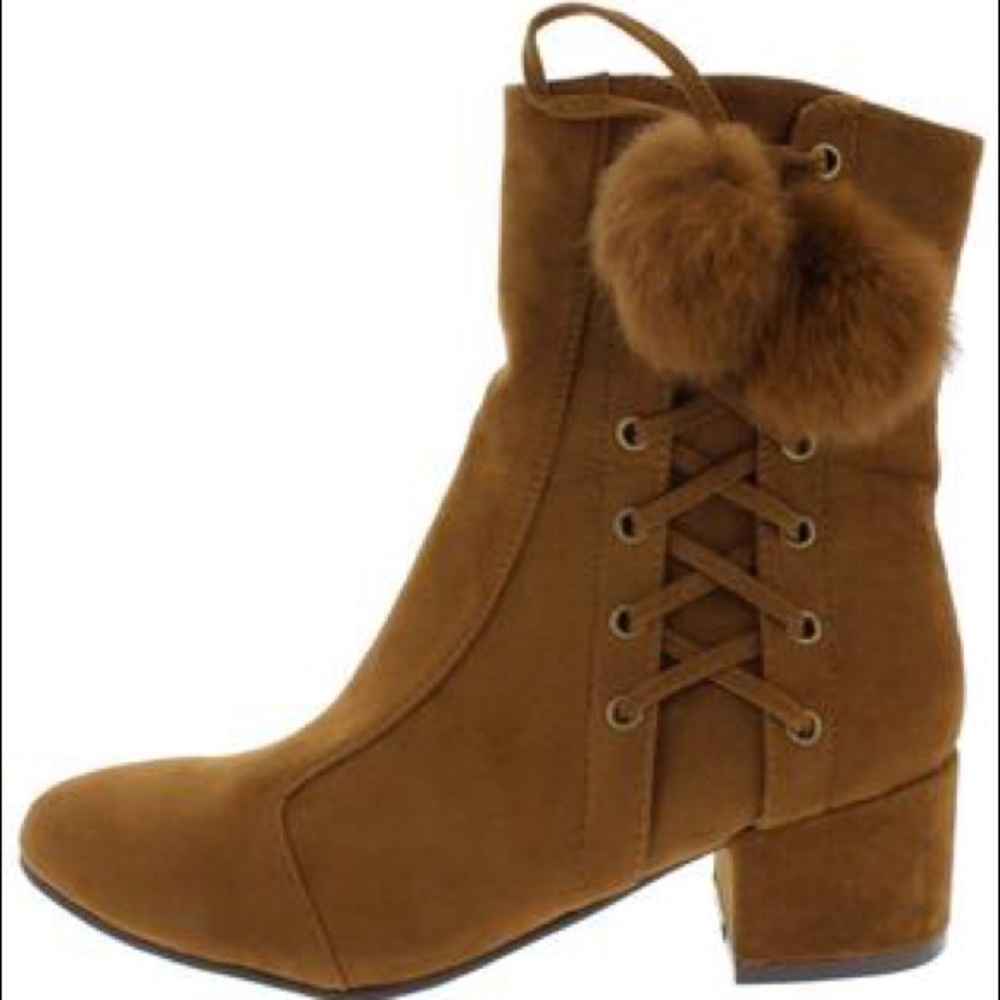 Boot Lace Heel Ankle