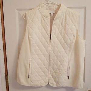 Charter club fleece vest size 1X