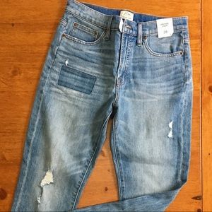 NWT J. Crew Vintage Crop 28 Jeans Denim