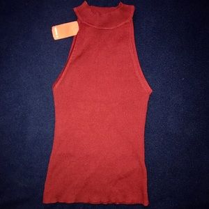 🔥 Long maroon casual tank 🔥