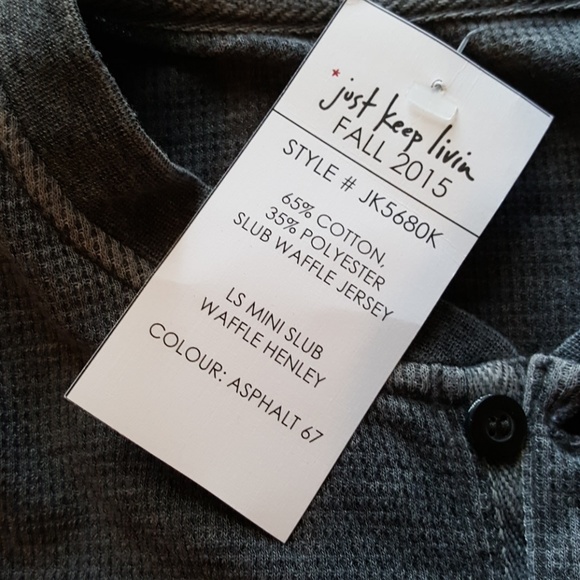 Club waffle jersey sample color asphalt 67 - Picture 2 of 3