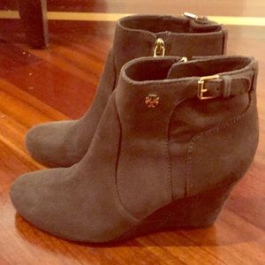 Tory Burch Taupe Booties