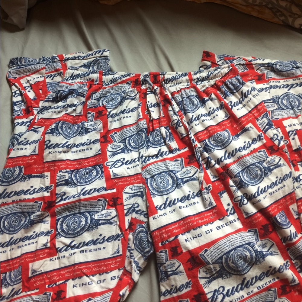 Budweiser pajama pants