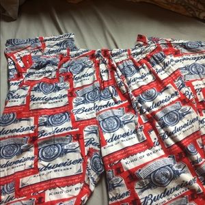 Budweiser pajama pants