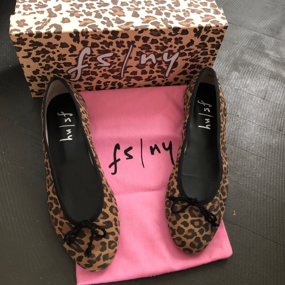 fs/ny Leopard Ballet Flat