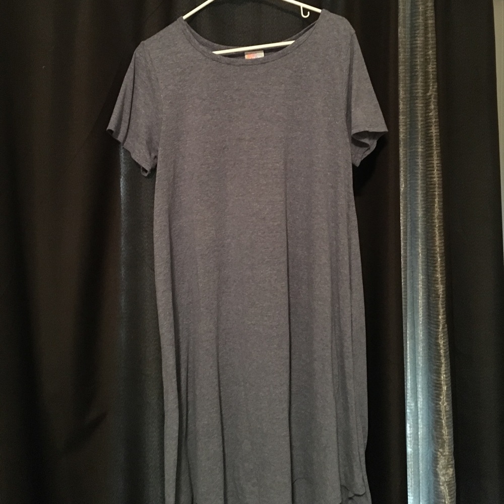 Blue heatherd Carly size medium EUC