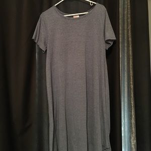 Blue heatherd Carly size medium EUC