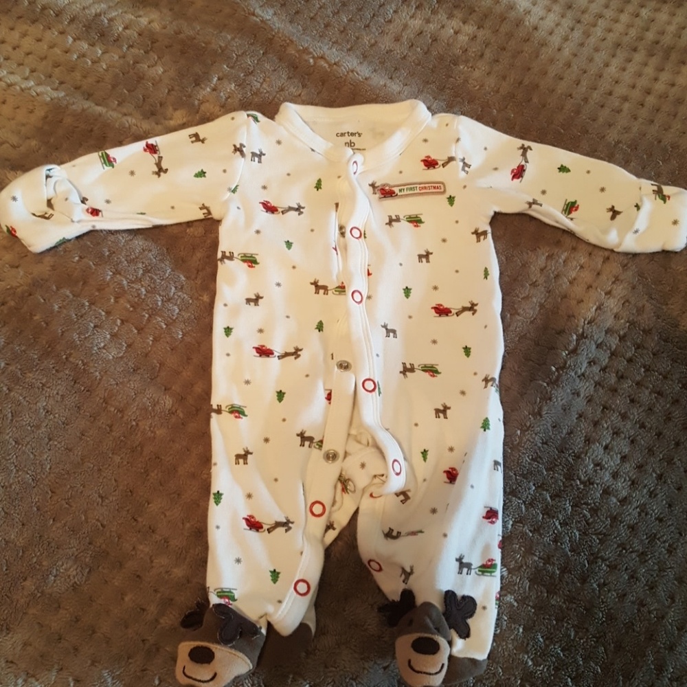 My first Christmas onesie