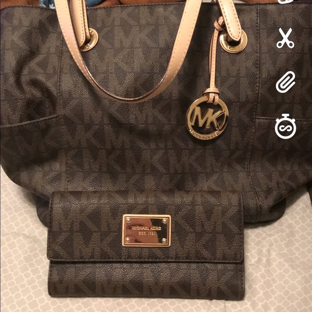 Michael Kors wallet and Purse