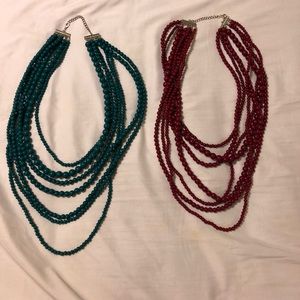 Set of necklaces