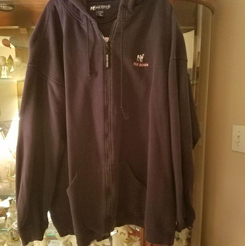 Big Dogs Hooded Full Zipup Sweatshirt 4XL