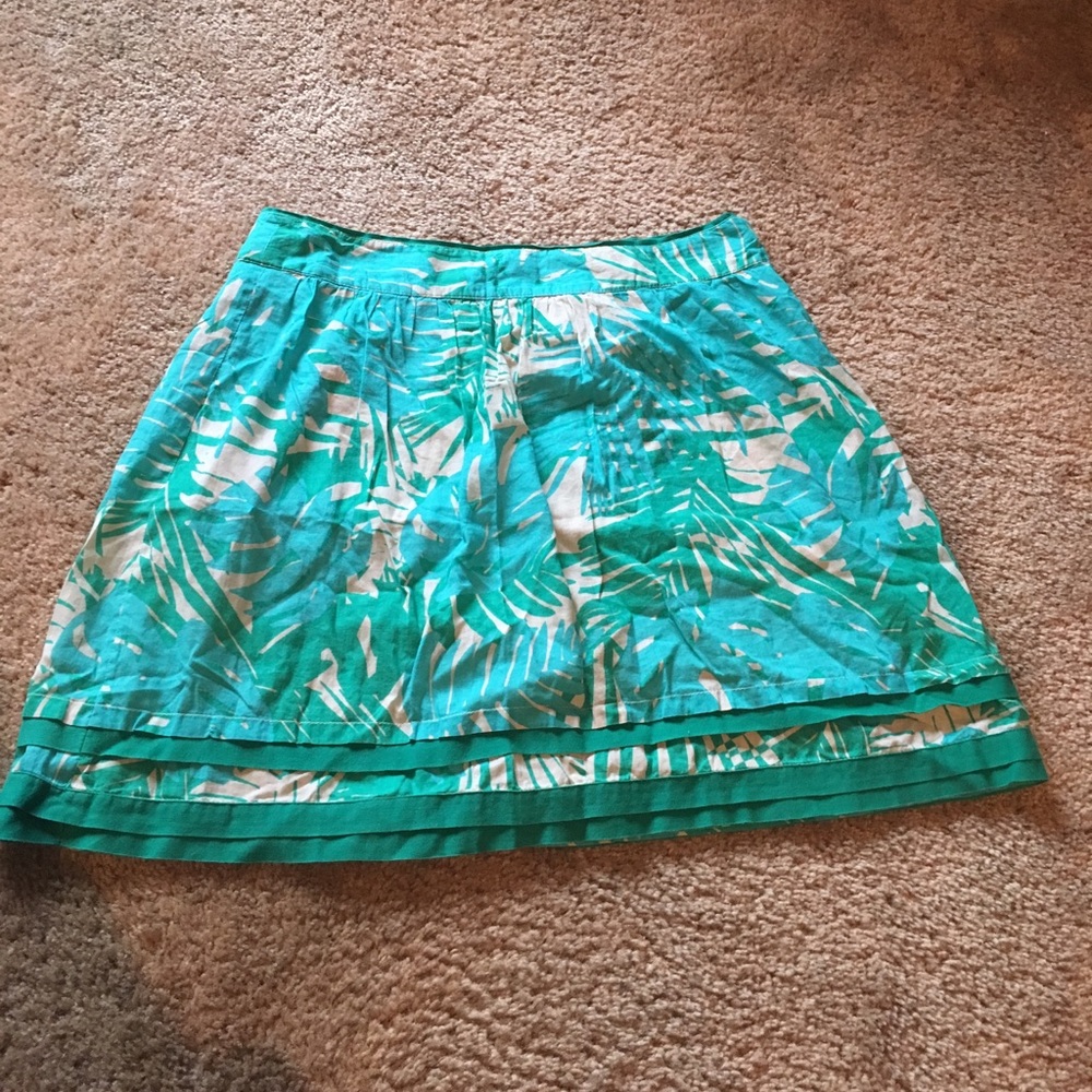 LOFT printed skirt size 4