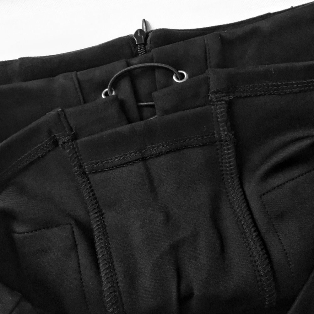 BLACK FAUX SUEDE LACE UP SKIRT★ Last One!! - Picture 5 of 7