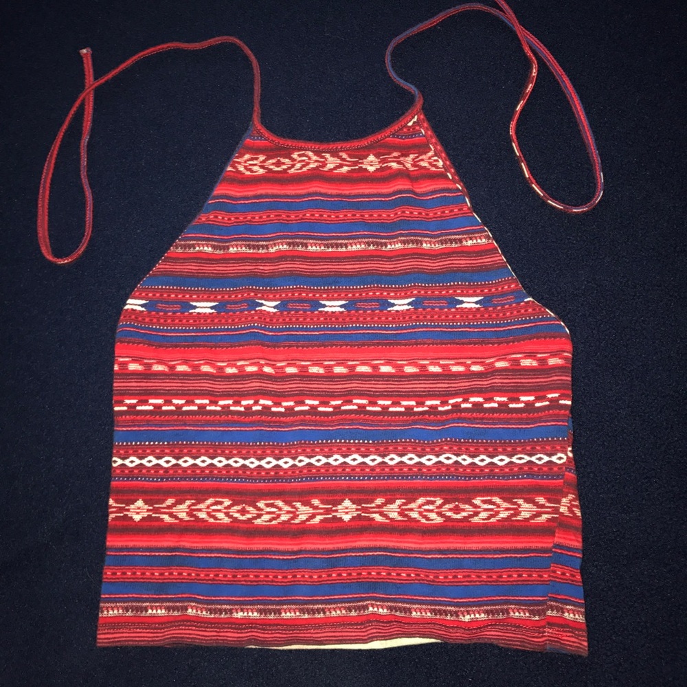 Aztec halter top