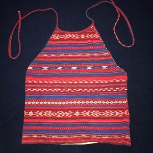 Aztec halter top